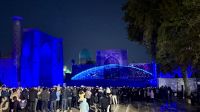Lasershow, Samarkand  &ndash; &copy; Mareike Schmidt (Eberhardt TRAVEL)