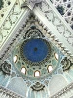 Decke des Koranmuseums im Hazrati Imam Komplex in Taschkent &ndash; &copy; Simone Willner (Eberhardt TRAVEL)