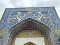 Detail der Nodir Devonbegi Medrese &ndash; &copy; Simone Willner (Eberhardt TRAVEL)