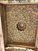 Kunstvolle Decke im Mausoleum bei Buchara &ndash; &copy; Simone Willner (Eberhardt TRAVEL)