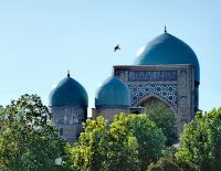 Kok Gumbaz Moschee in Shahrisabz &ndash; &copy; Simone Willner (Eberhardt TRAVEL)