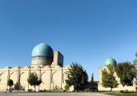 Kok Gumbaz Moschee in Shahrisabs &ndash; &copy; Simone Willner (Eberhardt TRAVEL)