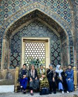 Frauenriege in Samarkand