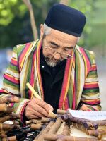 Ein Kalligraph in Samarkand