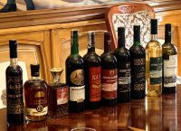 Wir verkosten Wein und Gognac in Samarkand