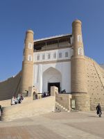 2026_UZB - Buchara: Ark - Eingang &ndash; &copy; Dieter Braune (Eberhardt TRAVEL)