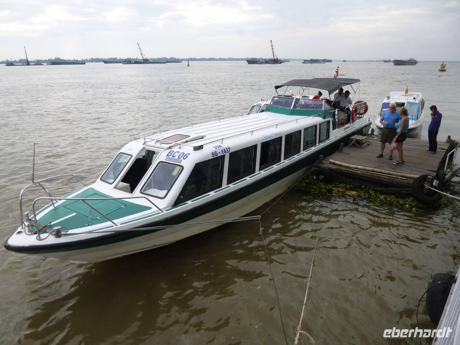 Mit dem Speedboot nach Kambodscha &ndash; &copy; Vicky Kern (Eberhardt TRAVEL)