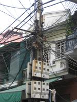 Hanoi - Stromverteilung &ndash; &copy; Ralf Kuchenbecker (Eberhardt TRAVEL)