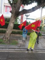 Demonstranten ? in Hanoi &ndash; &copy; Marieta Beck (Eberhardt TRAVEL)