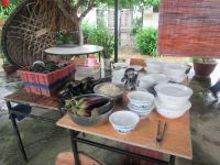 Im Bio Bauernhof Thanh Dong Farm – Vorbereitung für Kochkurs – Hoi An &ndash; &copy; Marieta Beck (Eberhardt TRAVEL)