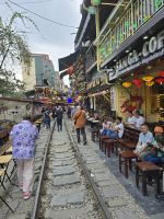 Bahngleise in Hanoi