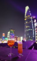Vespatour - Cocktail in der Rooftop-Bar über 