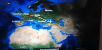 unsere Flugstrecke - Frankfurt nach Singapur &ndash; &copy; Elena Hinz (Eberhardt TRAVEL)