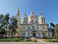 Die russisch-orthodoxe Himmelsfahrt-Kathedrale, Almaty