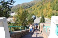 Medeo - Treppen hoch zum Staudamm &ndash; &copy; Sylvia Ott (Eberhardt TRAVEL)