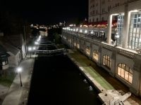 5. Reisetag – Durch den Algonquin Park nach Ottawa – Rideau-Kanal bei Nacht &ndash; &copy; Andreas Wolfsteller (Eberhardt TRAVEL)