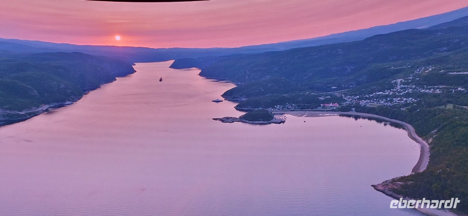168 Tadoussac aus der Luft &ndash; &copy; Susanne Schirmann (Eberhardt TRAVEL)