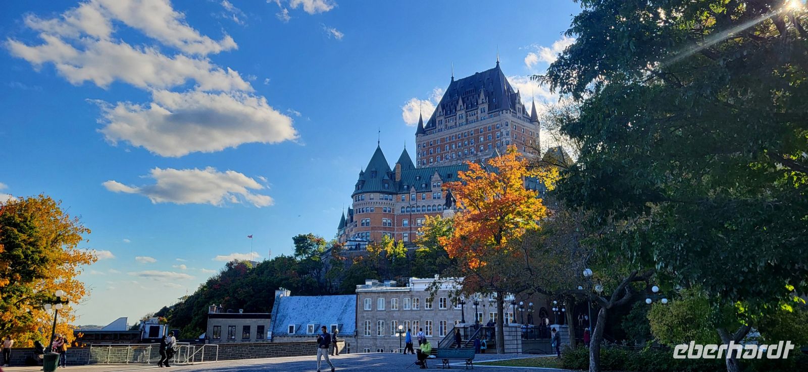 215 Blick auf Chateau Frontenac &ndash; &copy; Susanne Schirmann (Eberhardt TRAVEL)