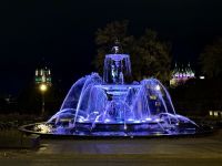 11. Tag – Québec am Abend – Fontaine de Tourny &ndash; &copy; Andreas Wolfsteller (Eberhardt TRAVEL)