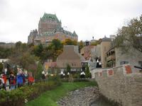 Quebec - Unterstadt mit Blick zum Chateau Frontenac &ndash; &copy; Annette Zocher (Eberhardt TRAVEL)