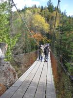 Sainte-Anne Canyon - Hängebrücke &ndash; &copy; Annette Zocher (Eberhardt TRAVEL)