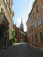 In den Gassen der Altstadt Rigas