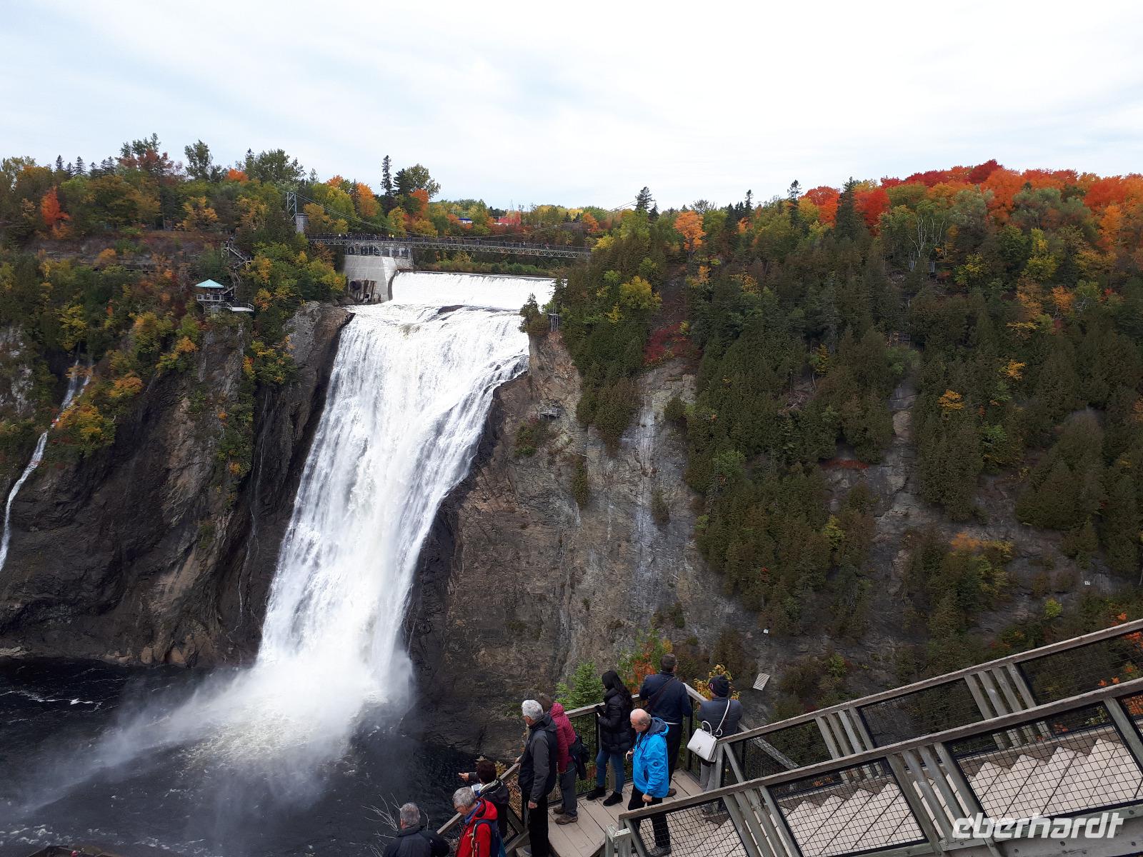 Ost-Kanada zum Indian Summer - Montmorency-Wasserfälle &ndash; &copy; Franziska Bergmann (Eberhardt TRAVEL)