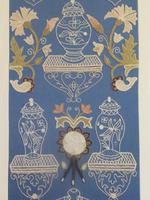 Schloss Mirow - gestickte Tapeten
