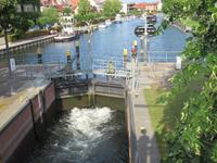 Plau am See - an der Schleuse
