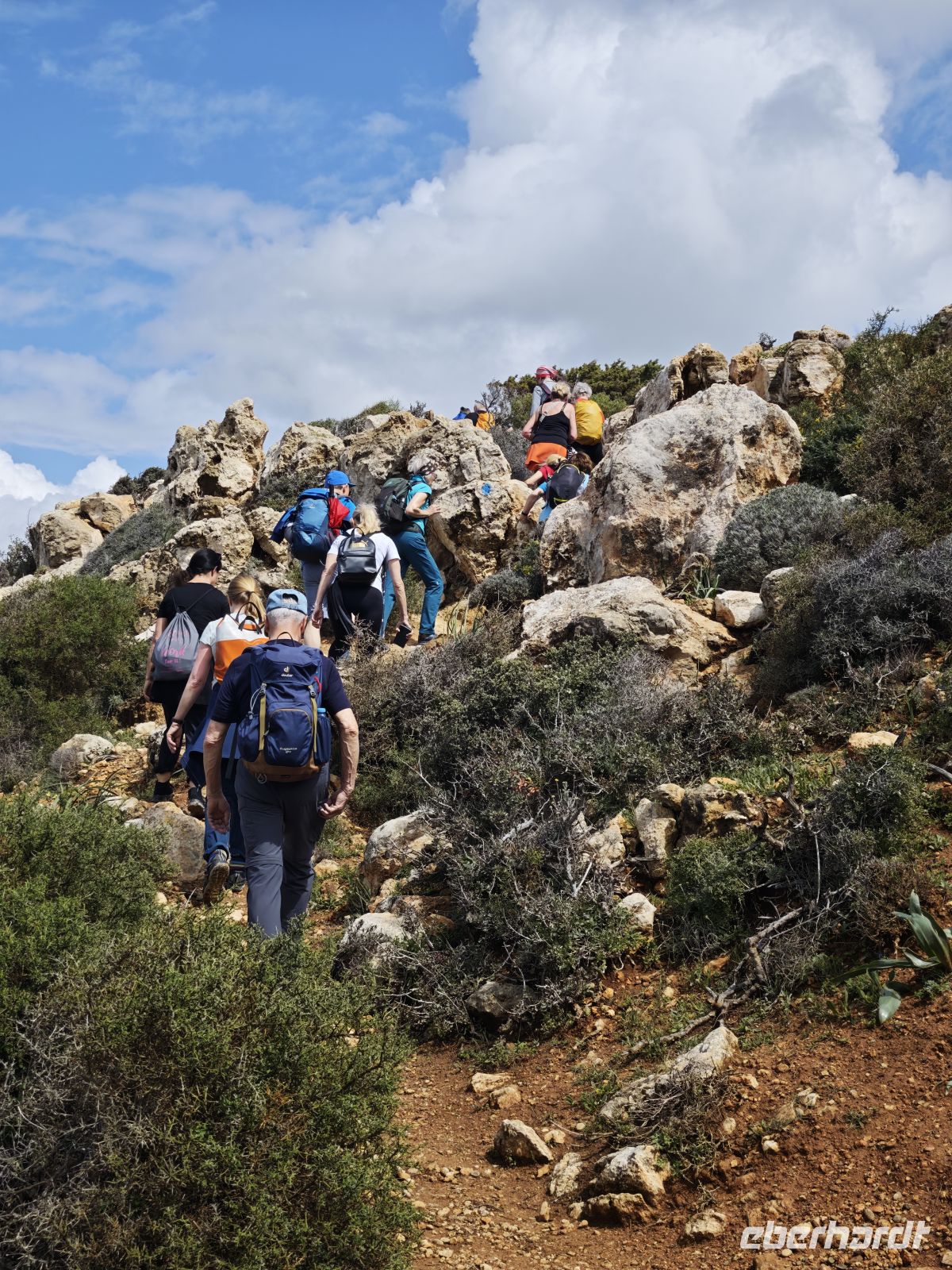 Reisegruppe auf dem Aphroditentrail, Zypern &ndash; &copy; Peter Walther (Eberhardt TRAVEL)