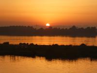 Sonnenaufgang auf dem Nil