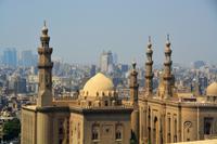 Blick auf Sultan Hassan Moschee