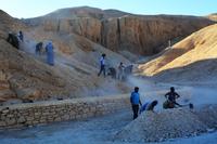 harte Arbeit in gleissender Sonne