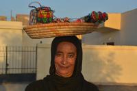 Warenangebot der nubischen Frau