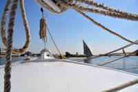 ruhig über das Wasser gleiten