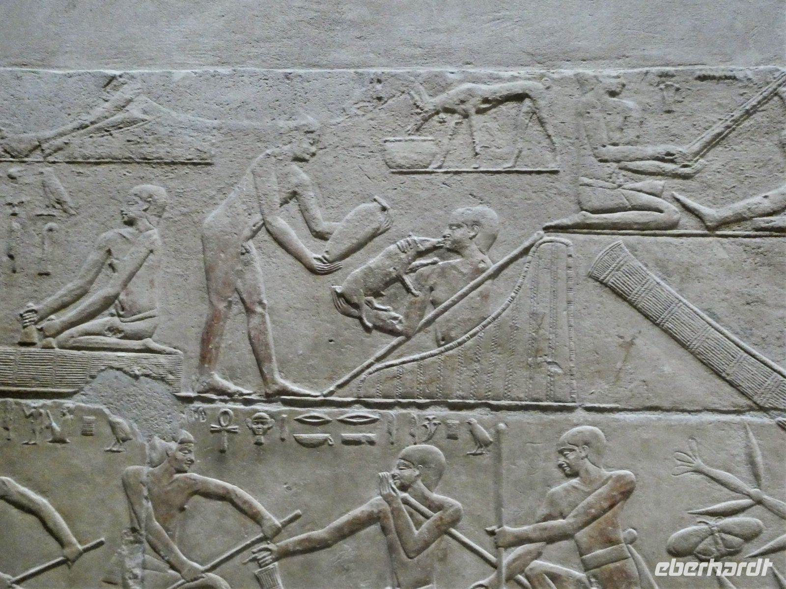 Reliefs in der Mastaba des Kagemni