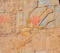 Bildnis im Tempel der Hatschepsut