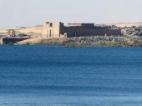 Blick auf Kalabscha Tempel