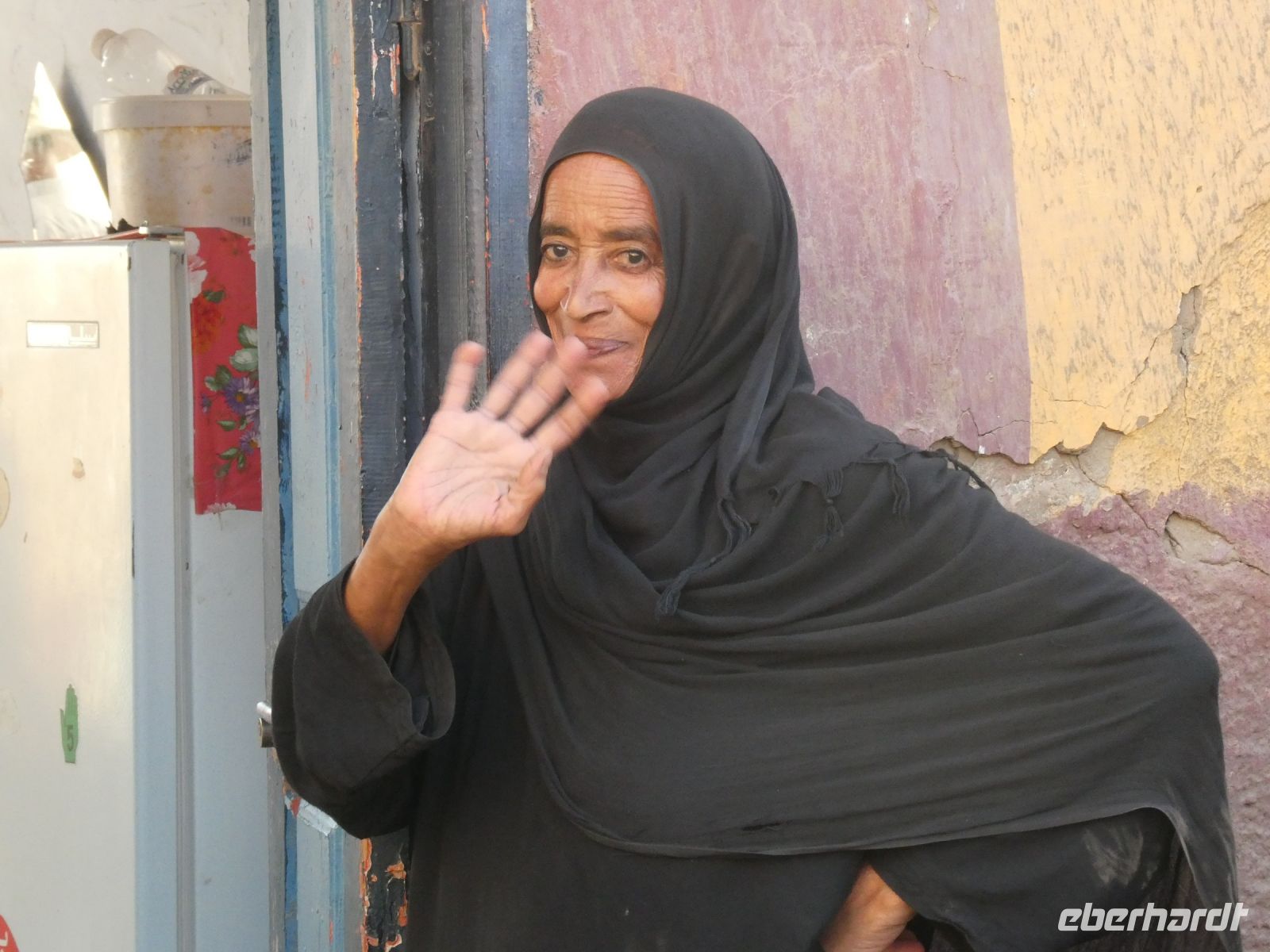 schüchterne Begrüßung