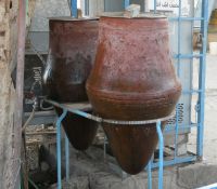 traditionelles Kühlgefäß in Funktion