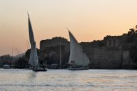 schöner Tag geht zu Ende