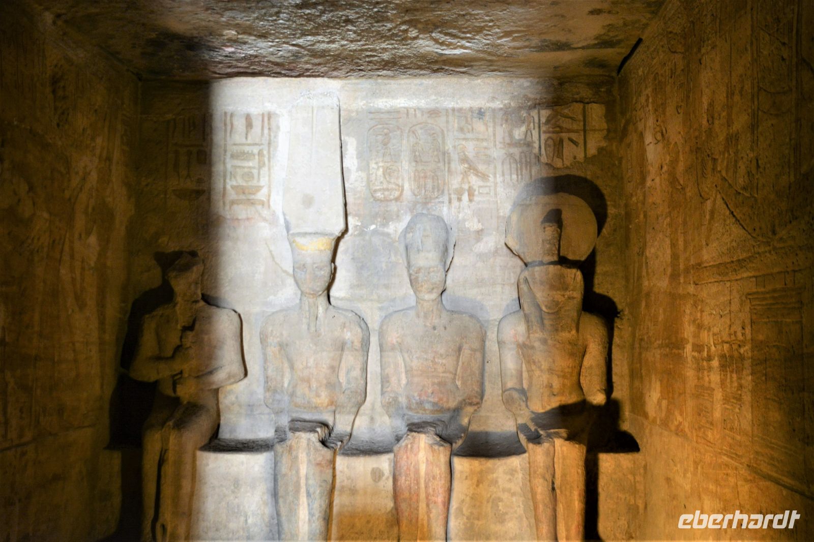 Beleuchtung im Tempel Ramses II.