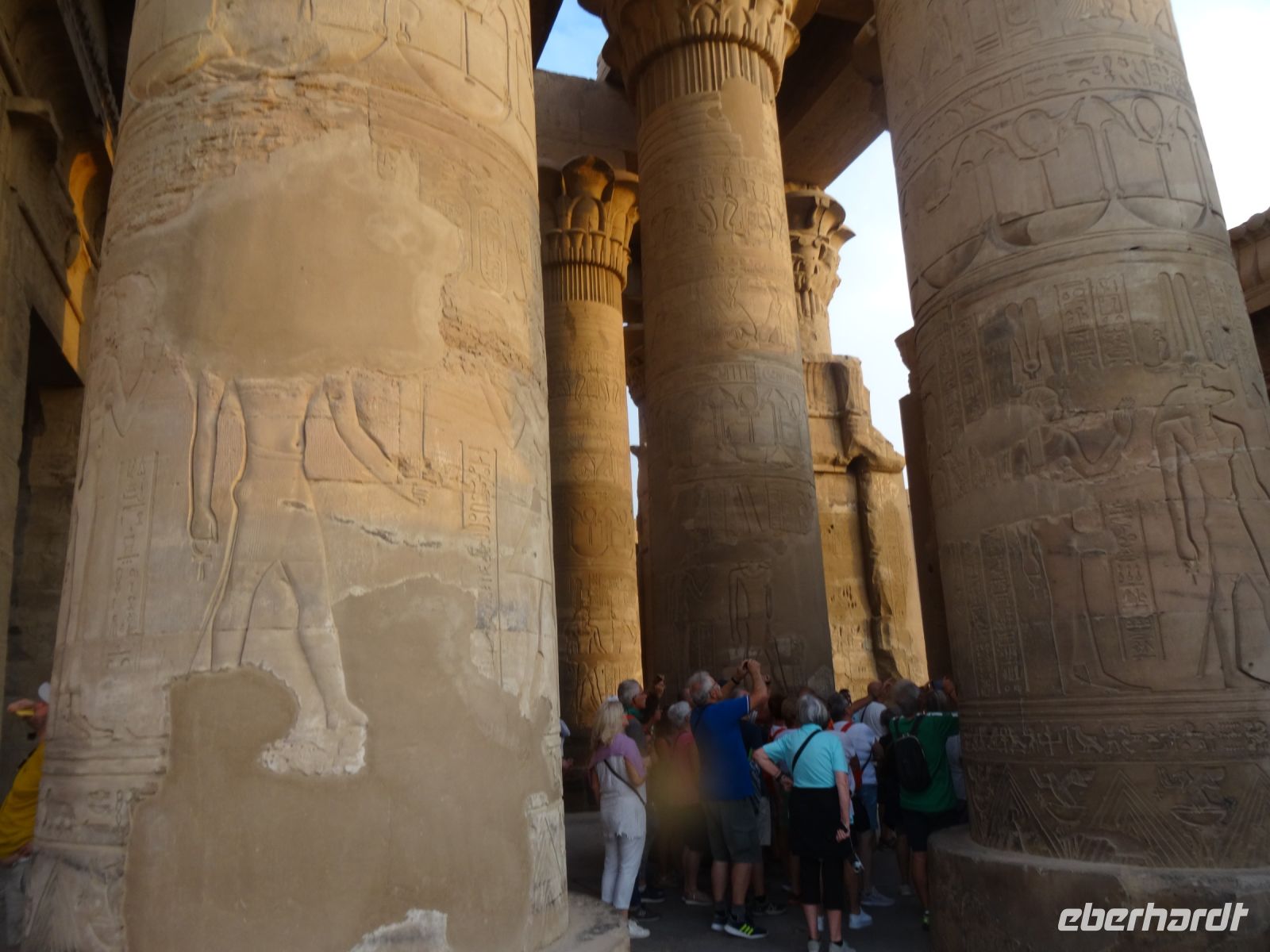 Säulen im Tempel Kom Ombo