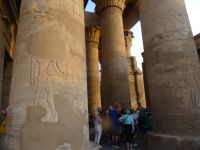 Säulen im Tempel Kom Ombo