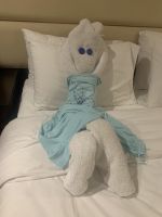 Handtuchkunst der Kabinencrew