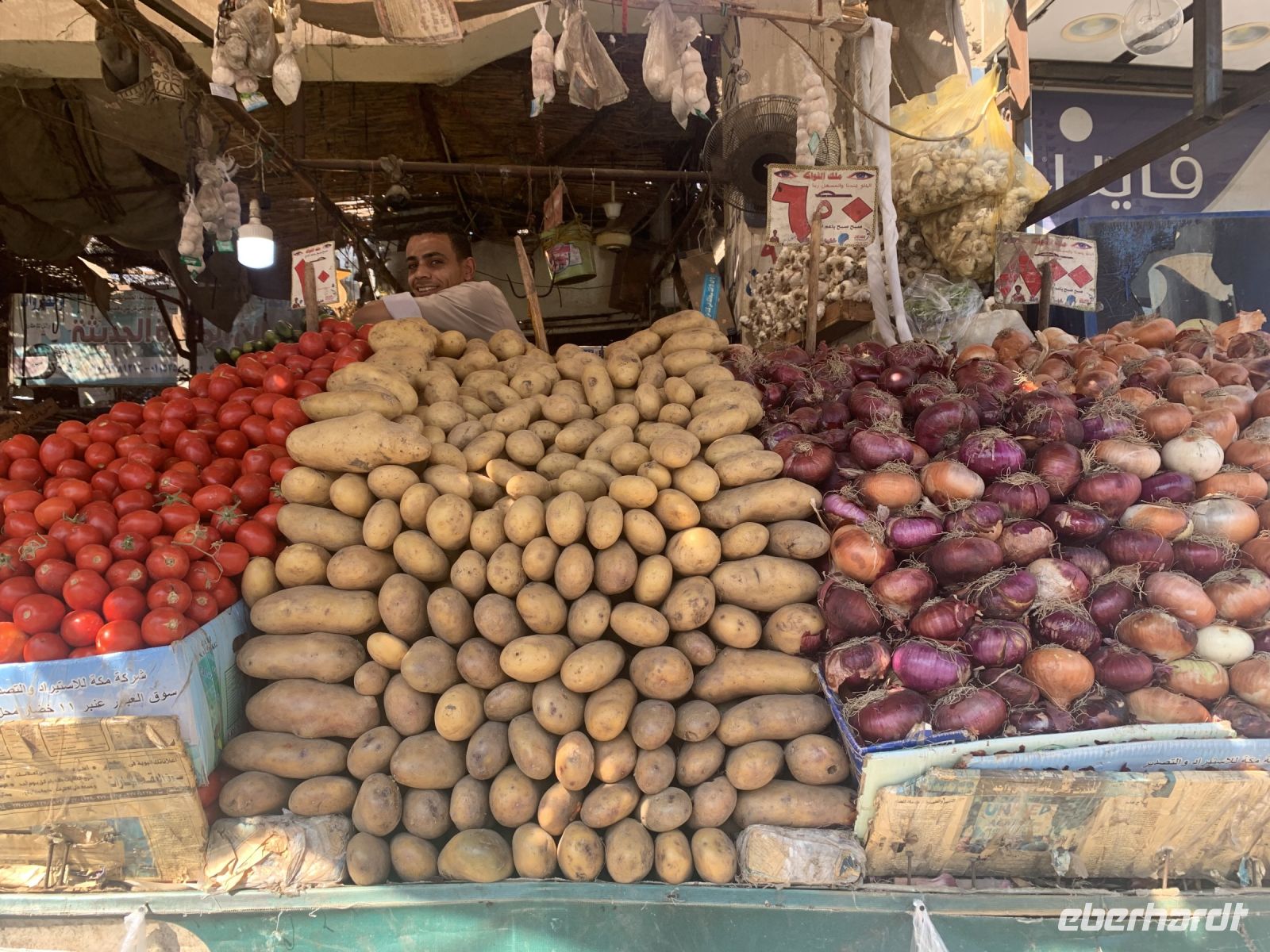 Reiche Auswahl an Obst und Gemüse