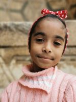 Kleine Ägypterin in Kairo