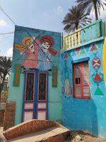 Karawanserei mit Garten, wo wir heut zum Mittag speisen