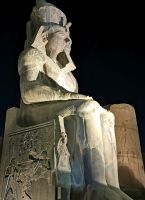 Ramsesstatue im Luxortempel