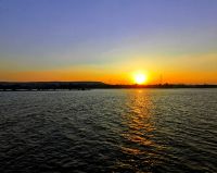 Die Sonne geht über dem Nil auf, 15. Februar 2023